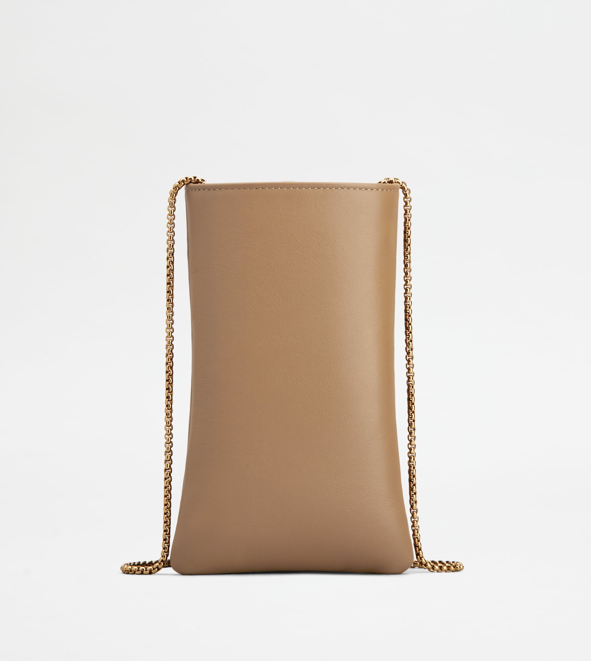 PHONE HOLDER IN LEATHER MEDIUM - BEIGE - 2