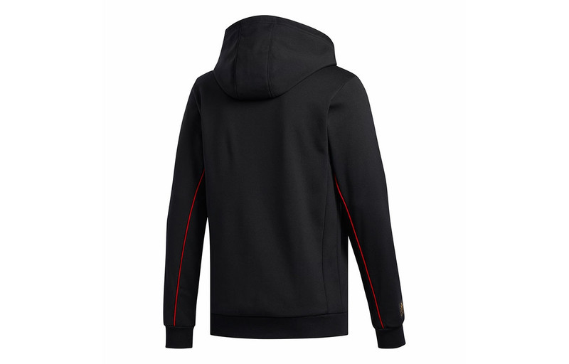 adidas adidas CNY DAME FZ HD Basketball Sports Hooded Jacket Men Black FH7701 outlook