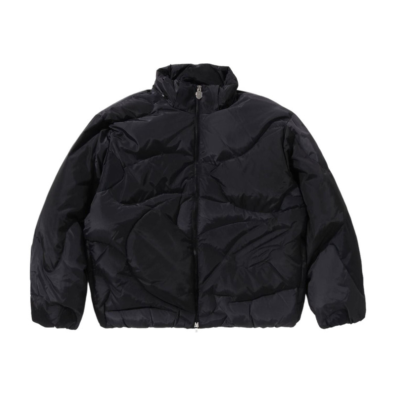 A BATHING APE® A Bathing Ape 1st Camo Nylon Down Jacket 'Black' 1K80-144-304-BLK outlook