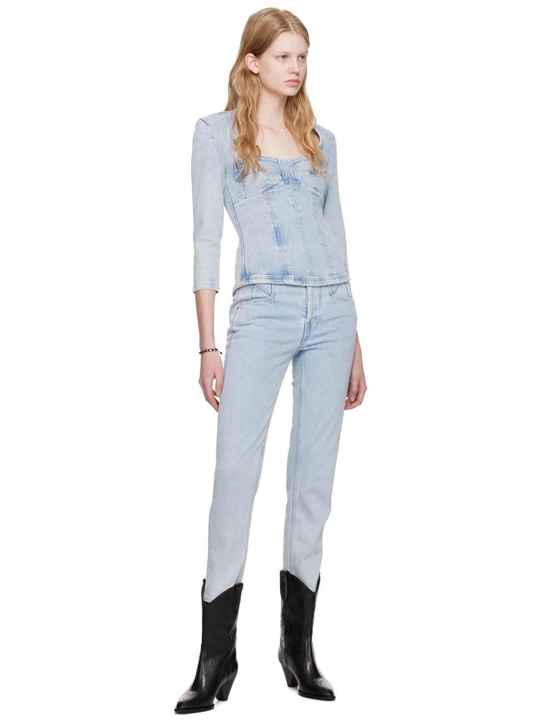 Blue Niliane Jeans - 5