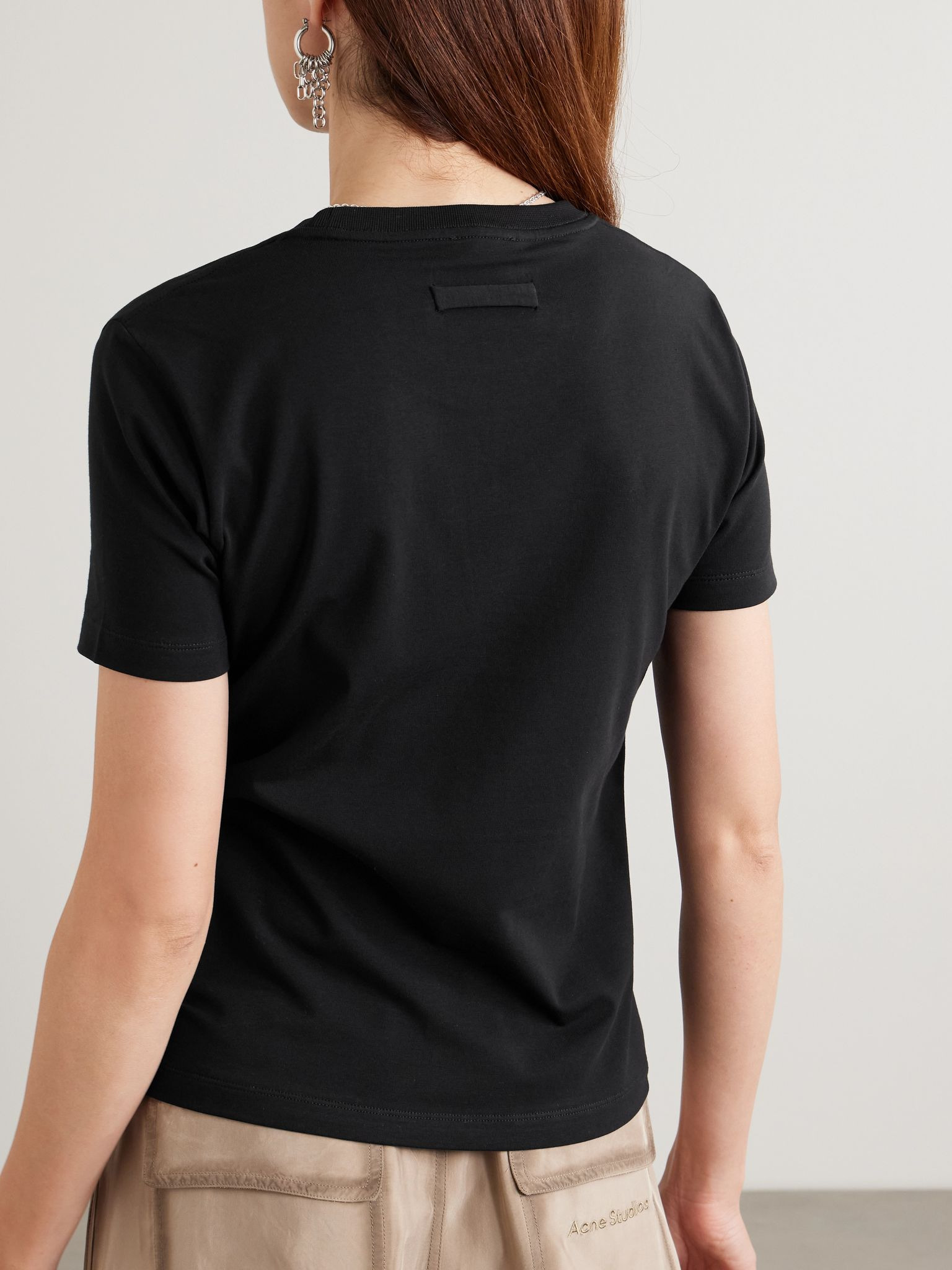 Baby printed cotton-blend jersey T-shirt Black - 3