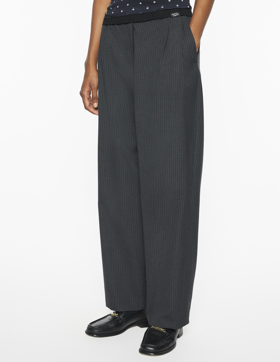 DOUBLE PLEATED PANTS - 3
