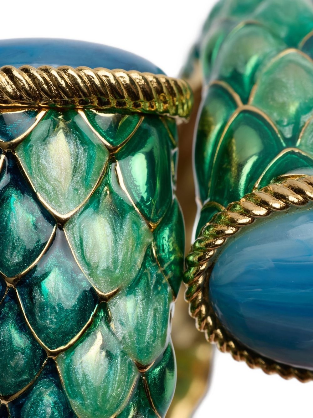scaled cuff bracelet - 4