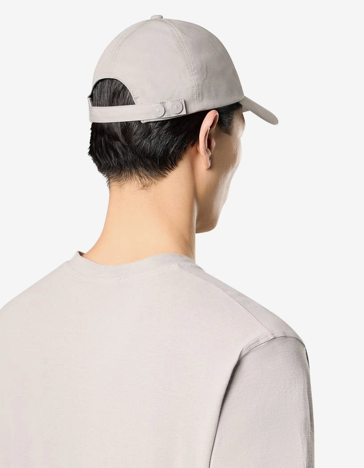 Stone Island Ghost Grey Compass Patch T-Shirt - 5