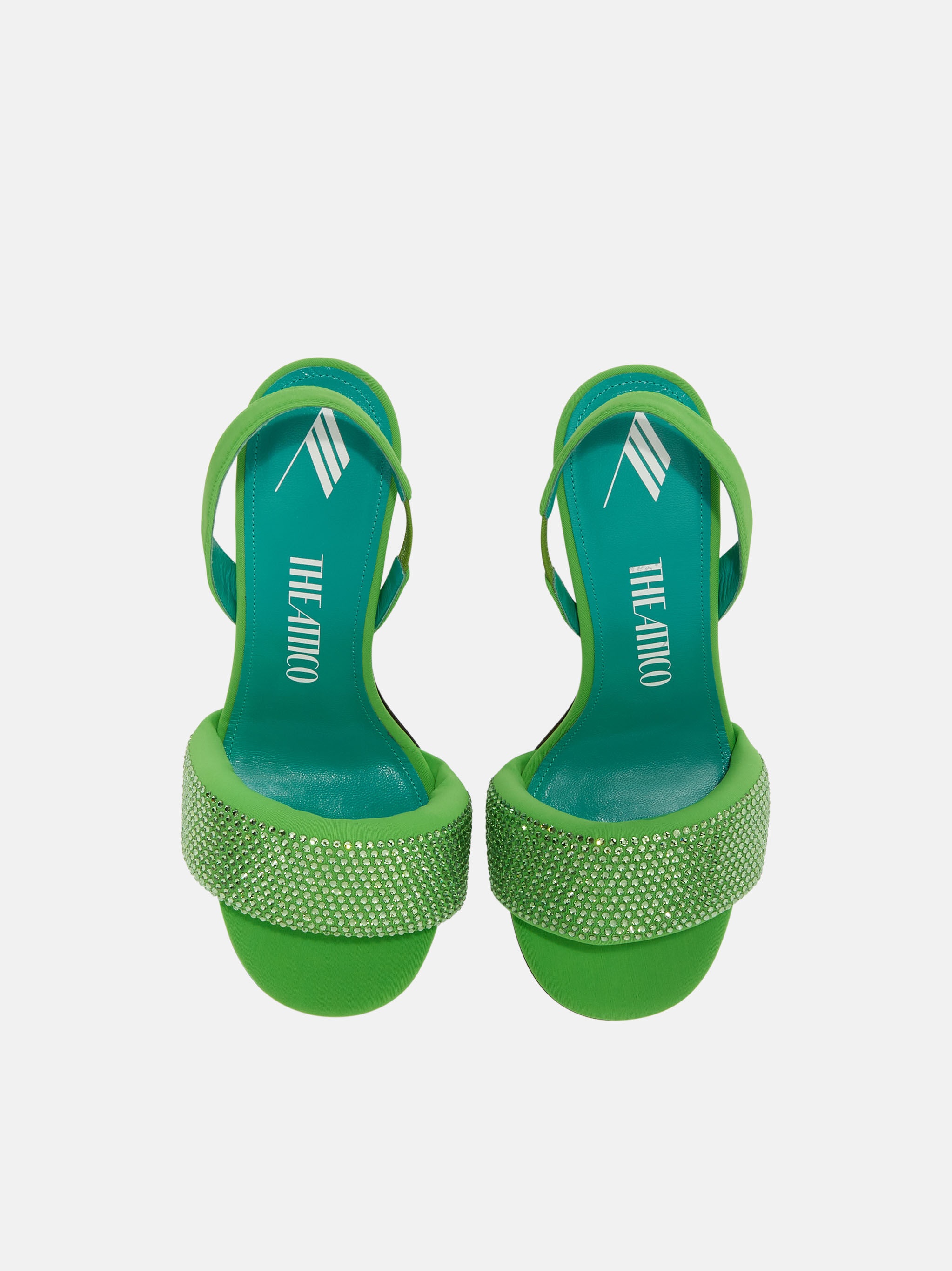 ''REM'' FLUO GREEN SANDAL - 4