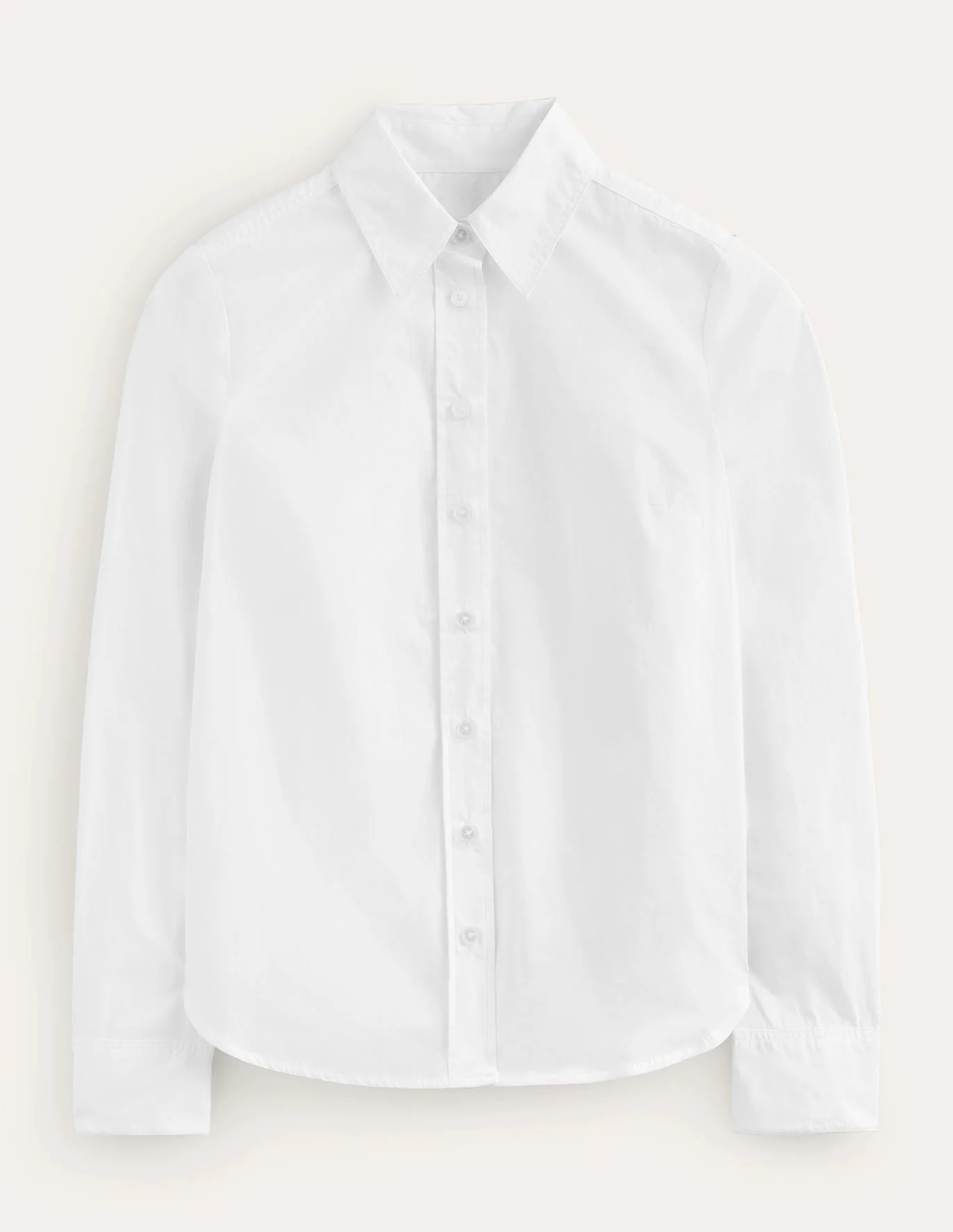 Sienna Cotton Shirt-White - 1