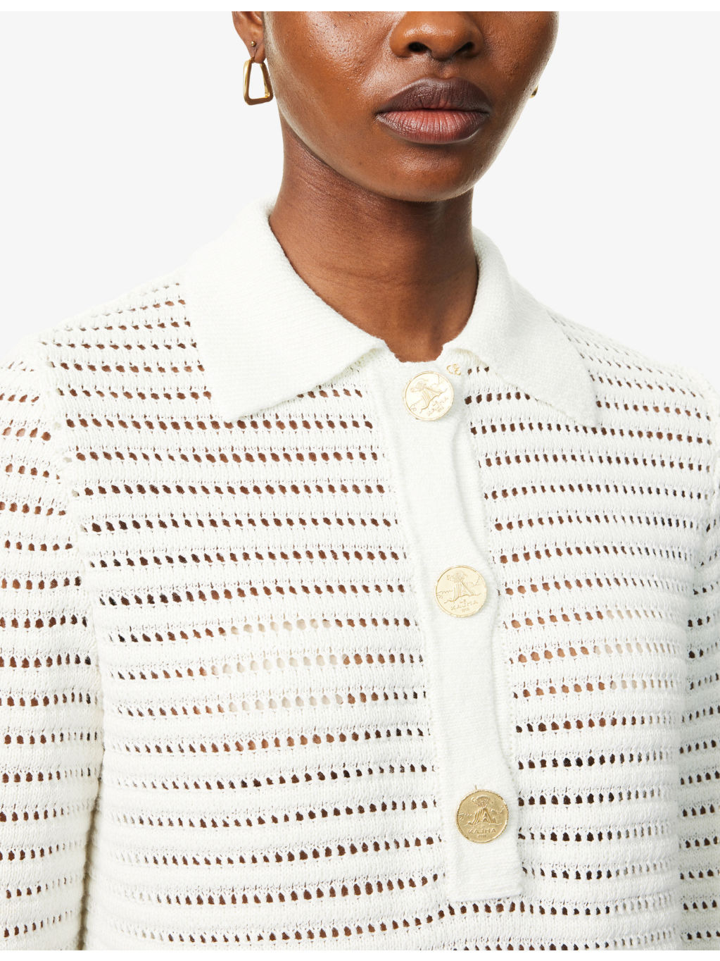Iqsas Crochet Linen Mini Dress - 5
