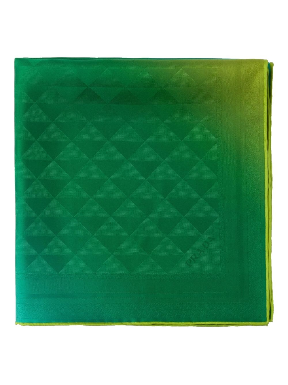 printed silk scarf - 1