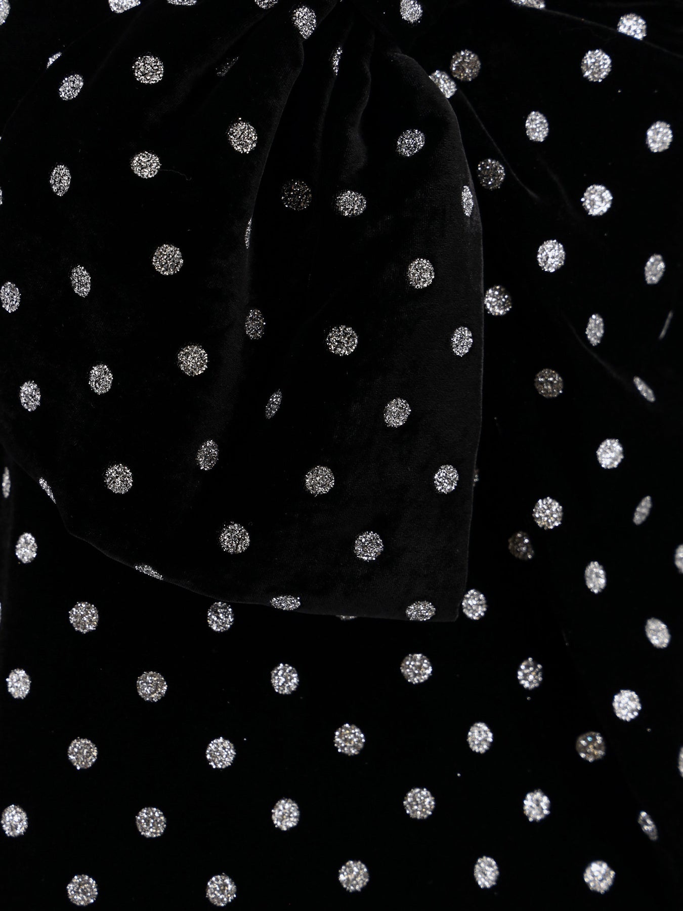 Velvet dress with lurex polka-dots motif - 3