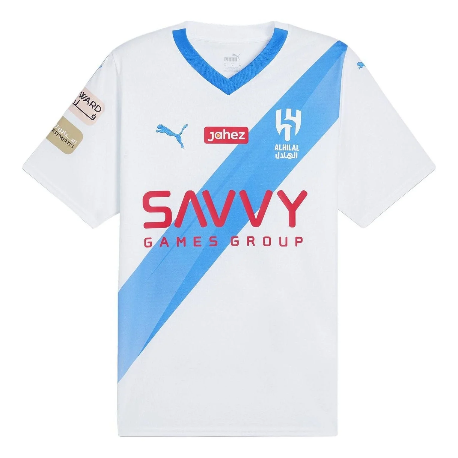 PUMA Al Hilal SFC Neymar Jr. Away Replica Football Jersey 'White' 780049-02 - 1