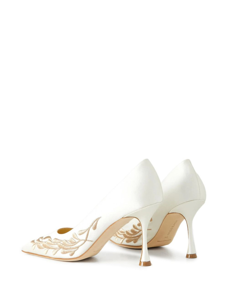 Rabata embroidered pointed-toe pumps 3