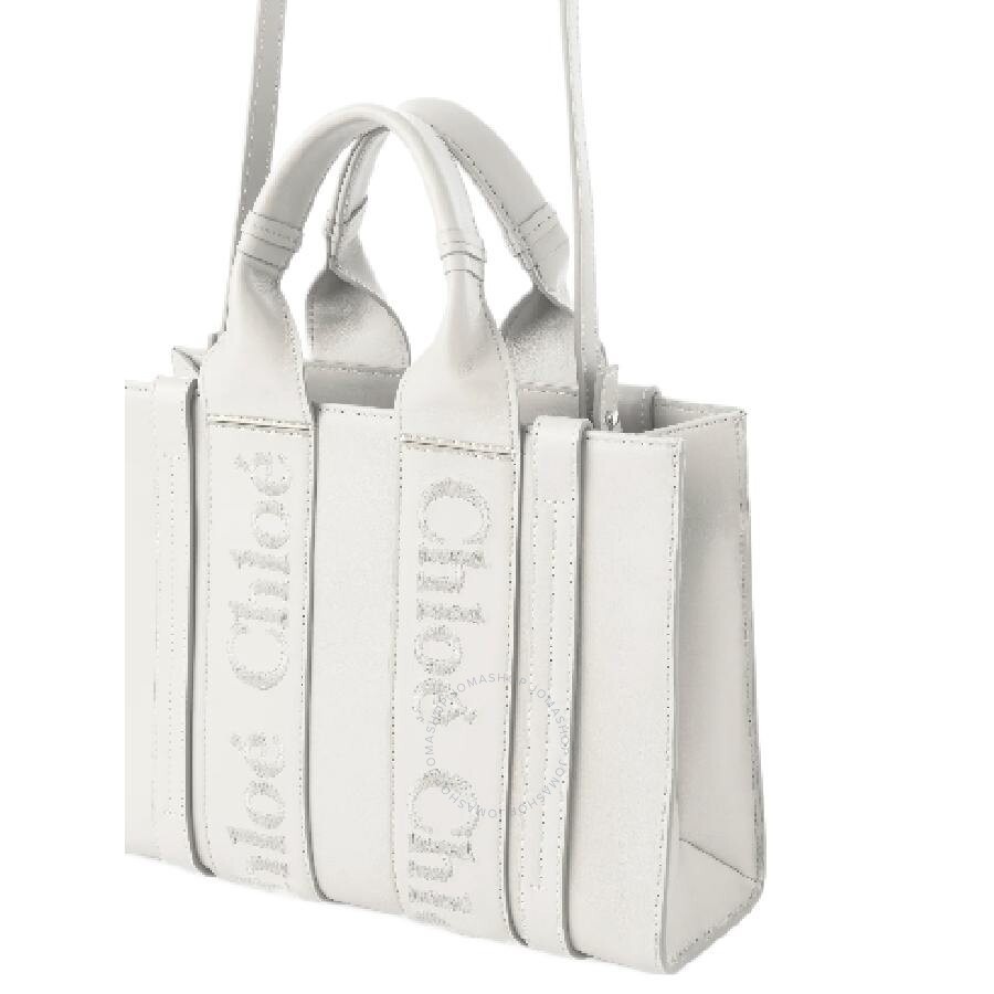 Chloe Woody Leather Small Tote Bag - 4