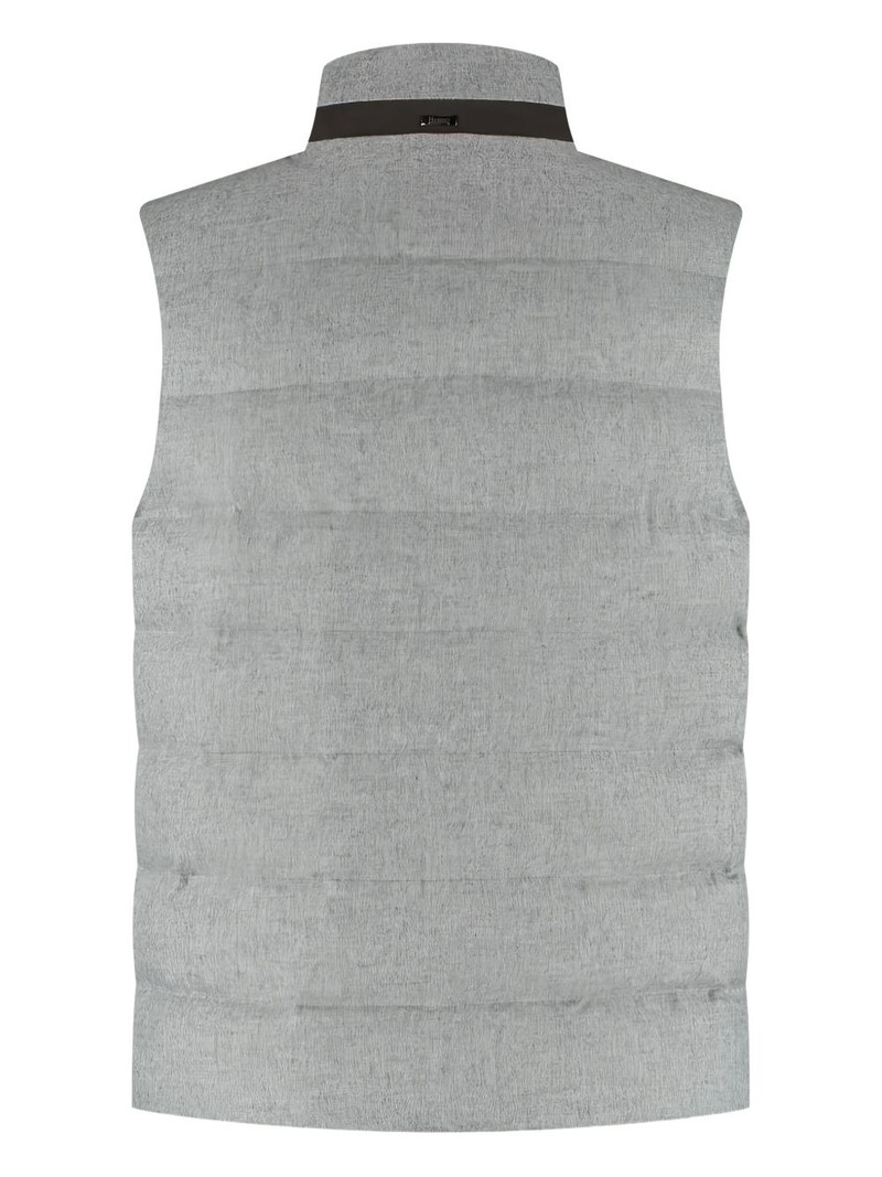 Herno quilted wool gilet outlook