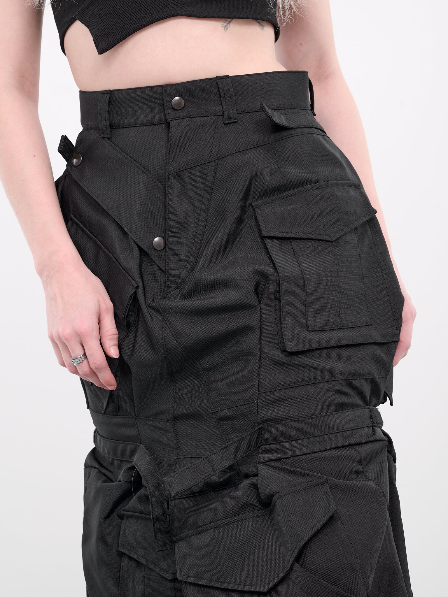 Junya Watanabe Patchwork Cargo Skirt | hlorenzo | REVERSIBLE