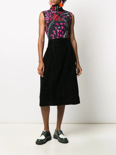 Marni printed high-neck tank top outlook