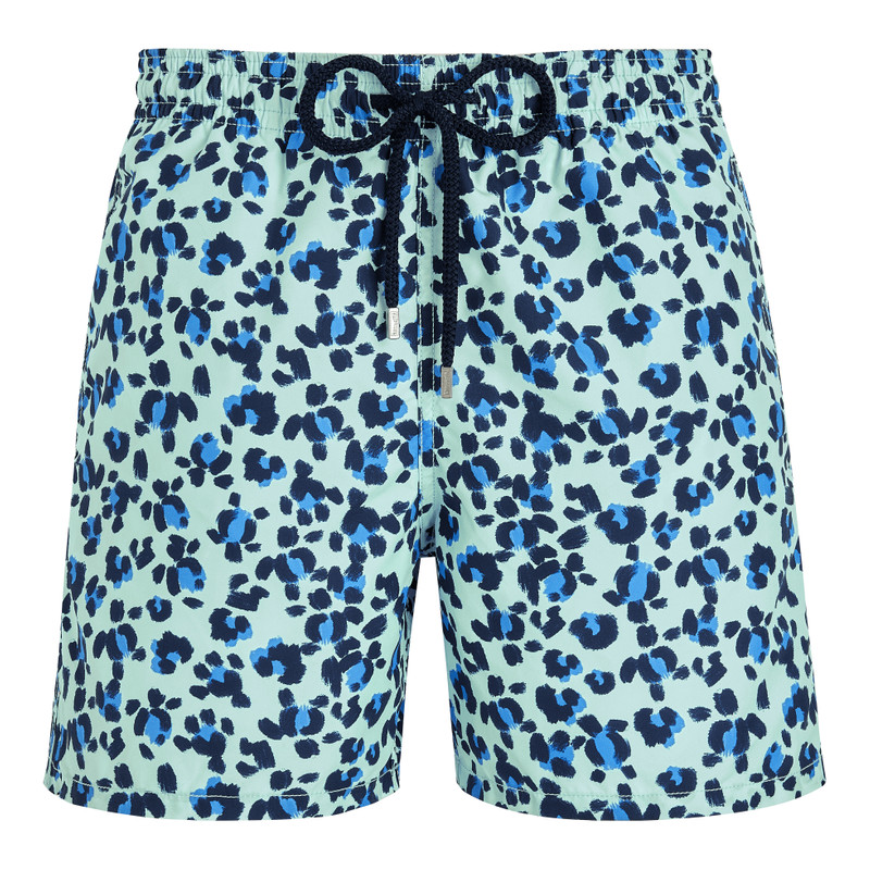 Men Swim Trunks 거북이 레오파드 - 1