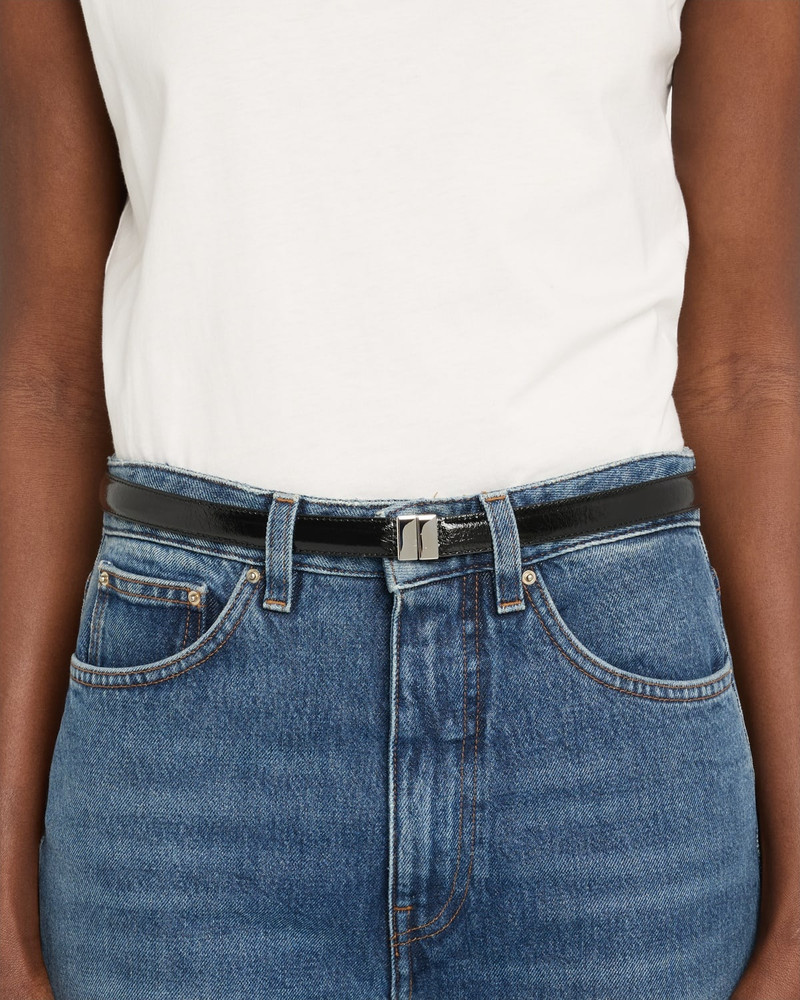 Totême Slide Clasp Naplak Leather Belt outlook
