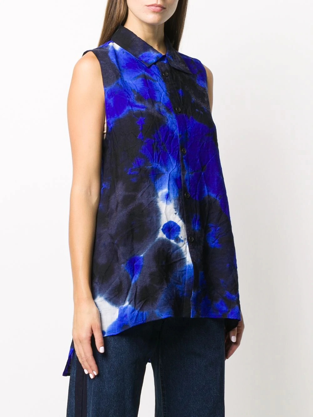 longline tie-dye shirt - 3