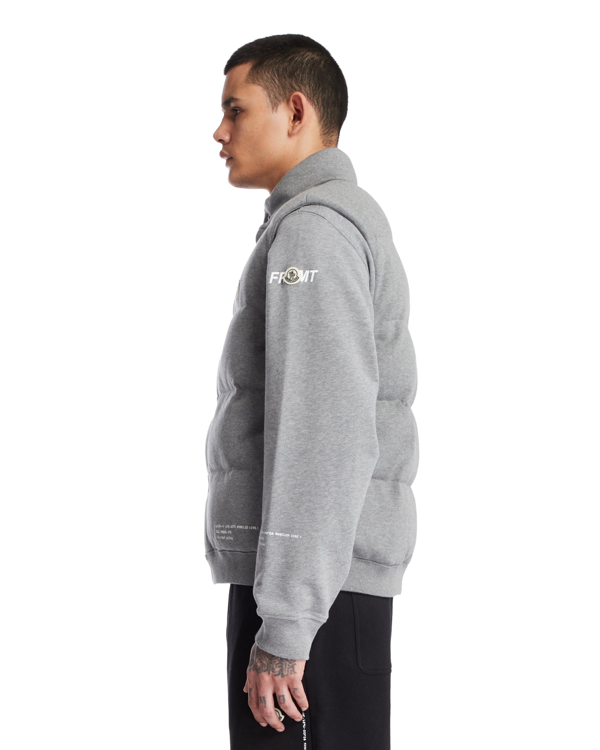 Moncler Genius x FRGMT Gray Padded Gilet - 5