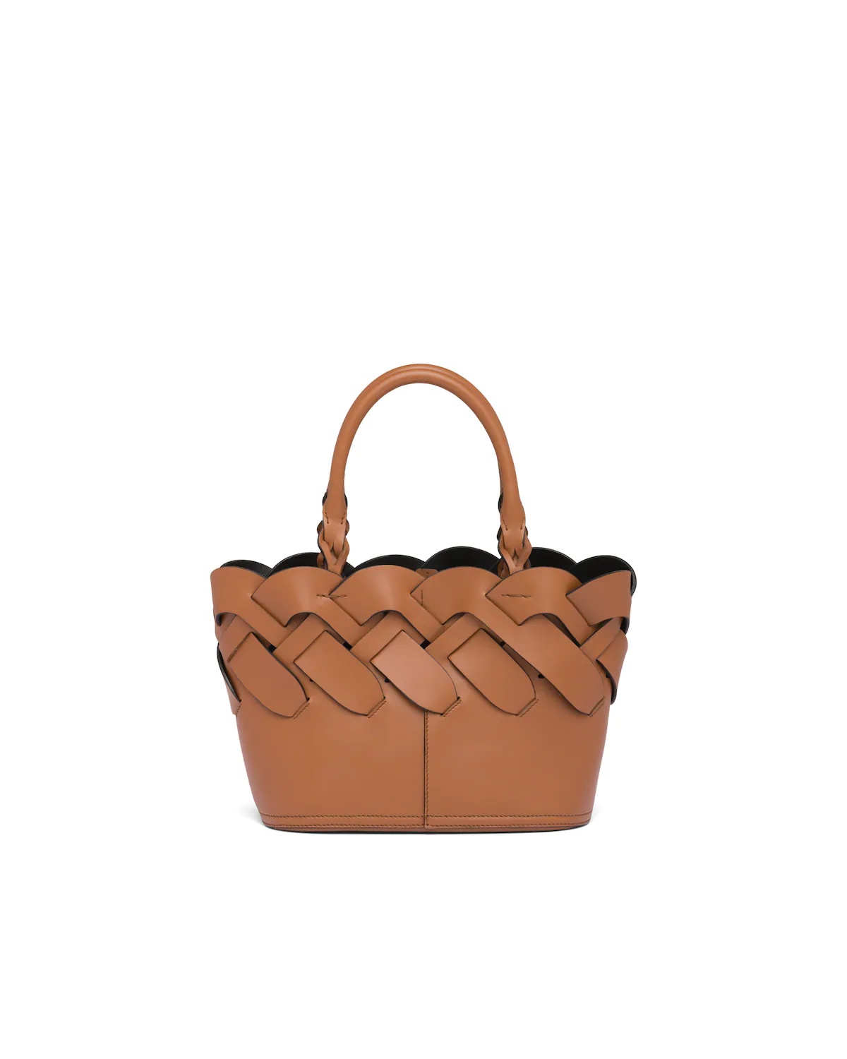 Leather Prada Tress Tote - 4