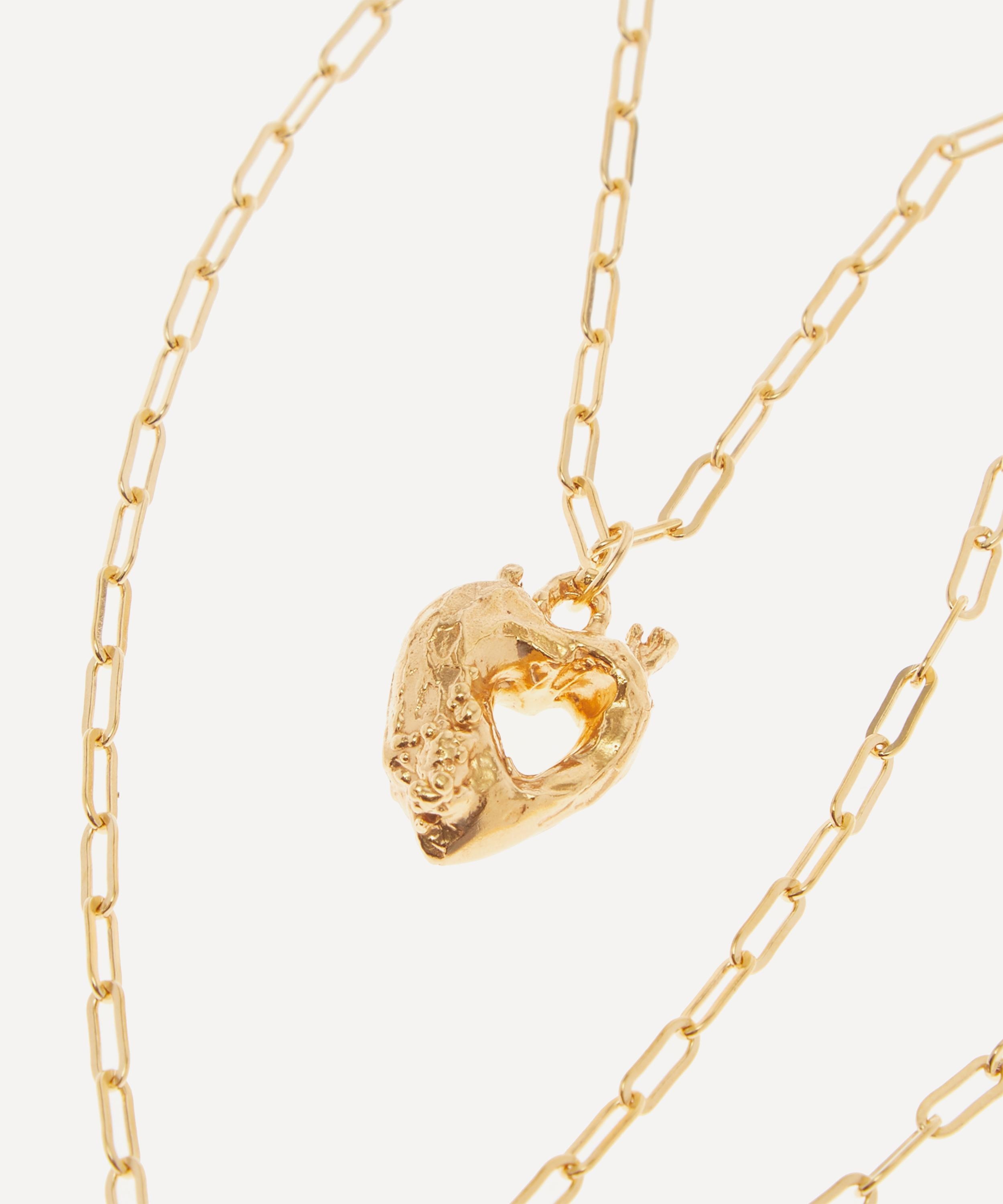 24ct Gold-Plated Bronze Lovers Pact Pendant Necklace - 3