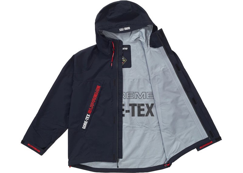 Supreme Supreme GORE TEX Taped Seam Jacket Black outlook