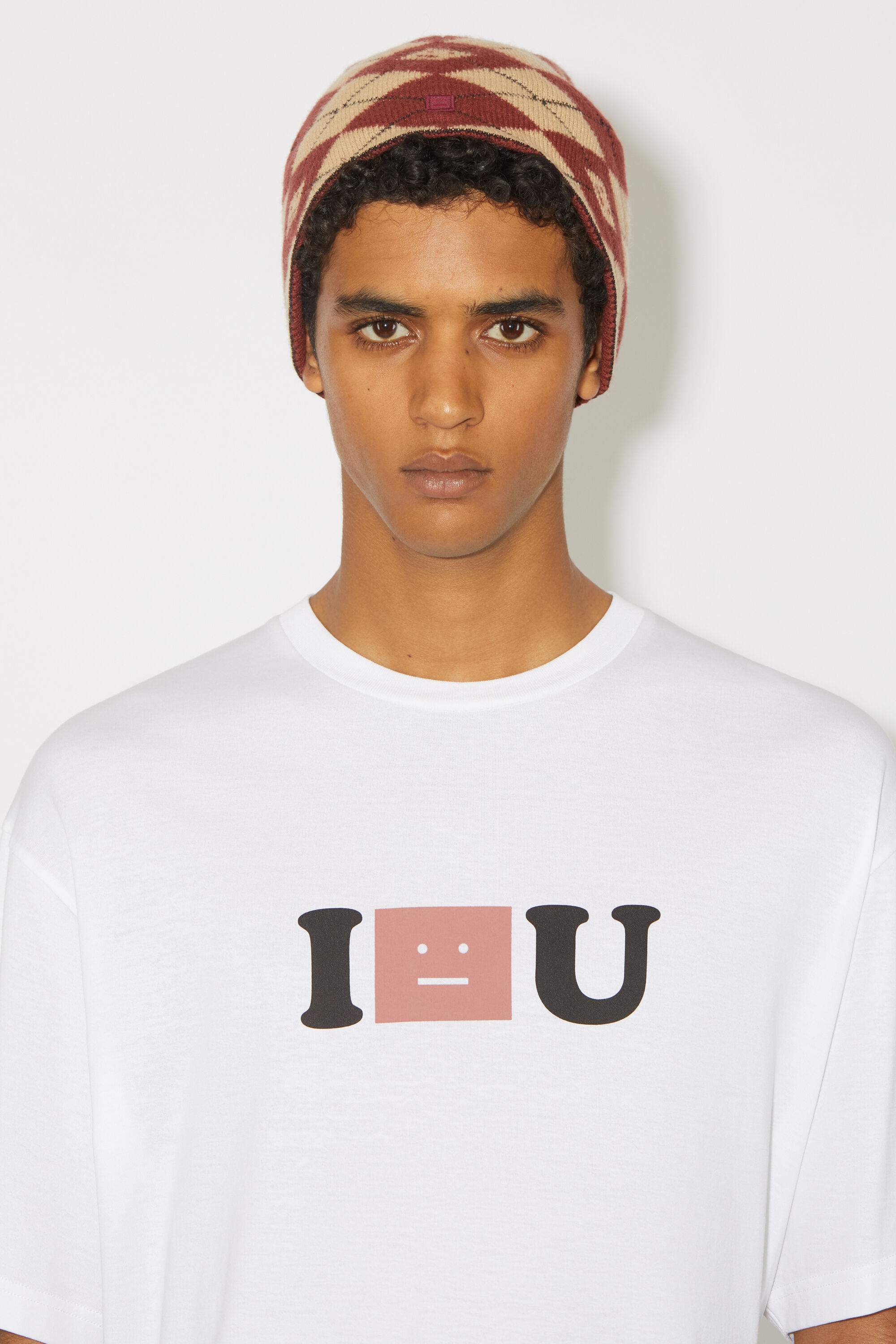 Face logo t-shirt - Relaxed fit - Optic White - 4