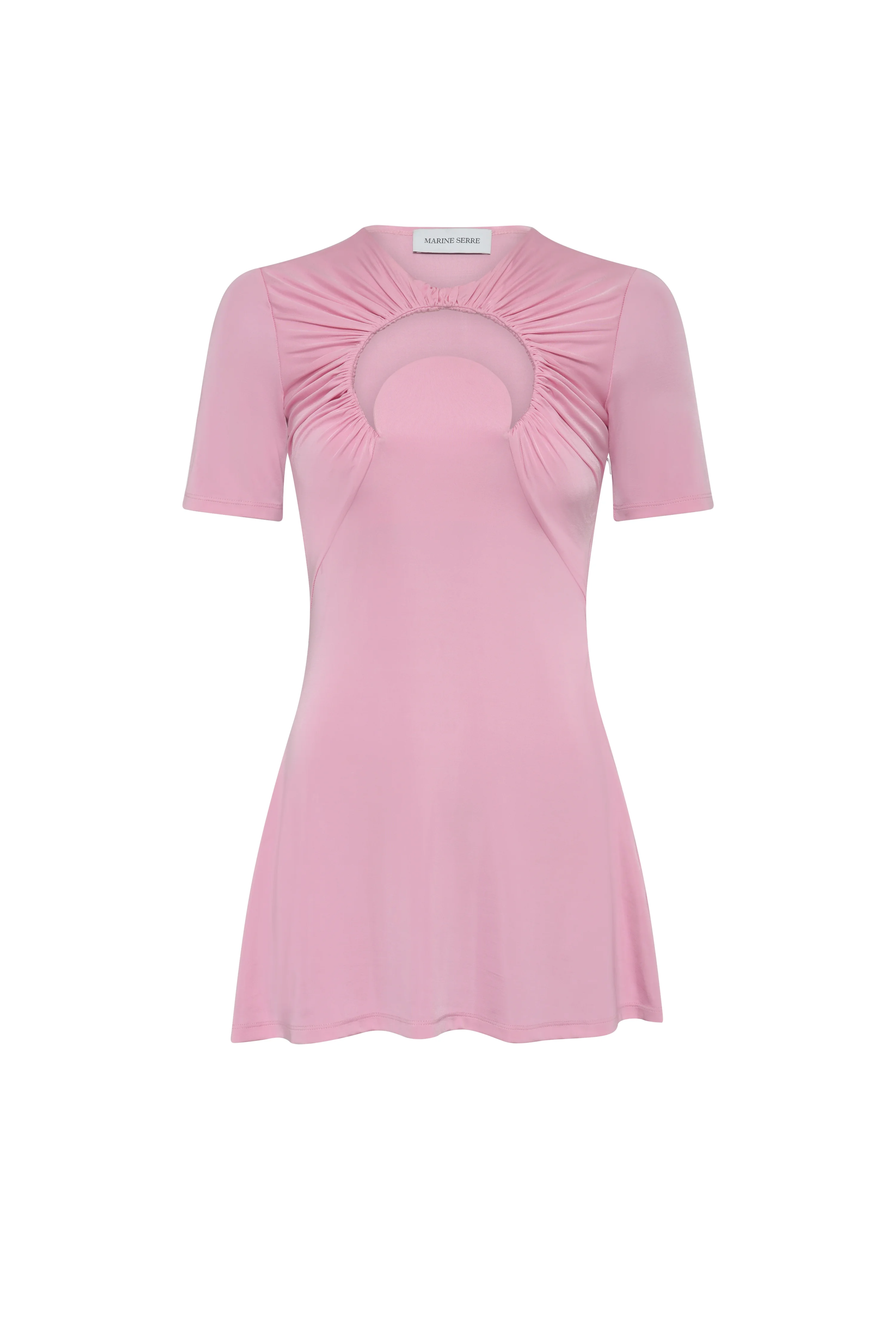 Moon gathered mini dress - 1