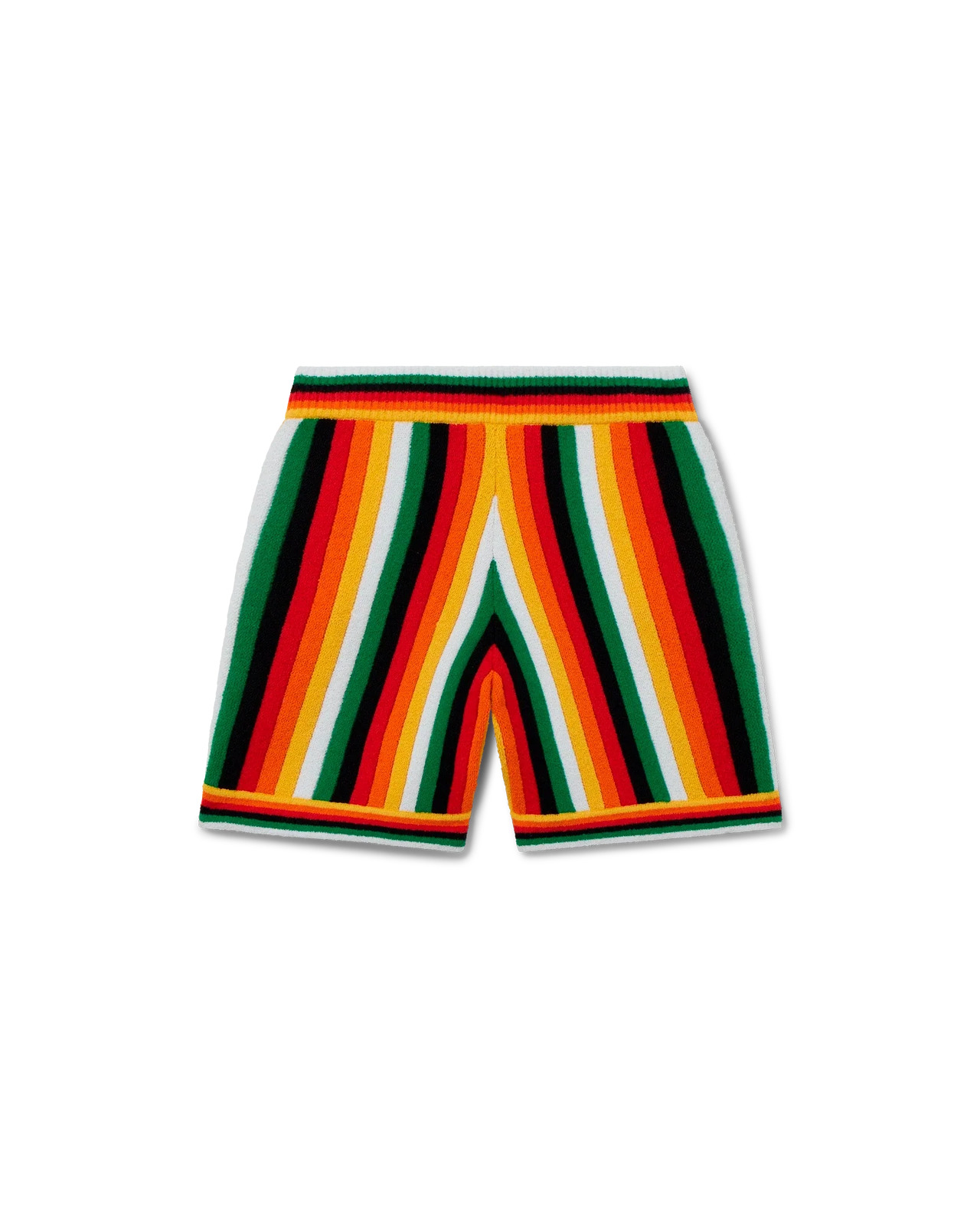 Striped Towelling Shorts - 2