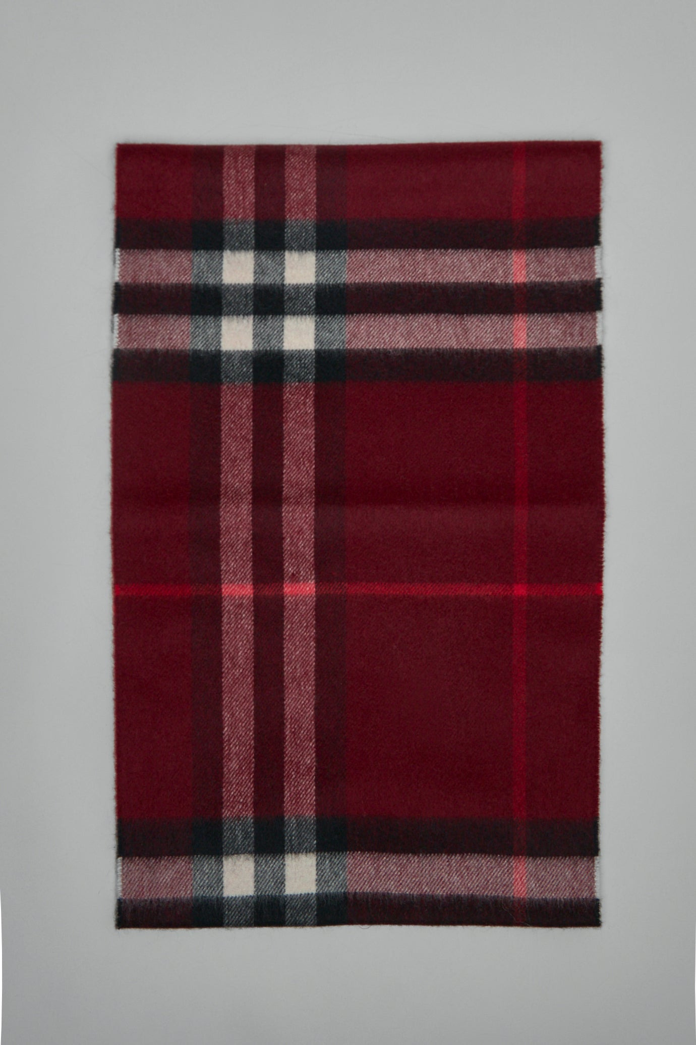 Checked Fringed-Edge Scarf - 2