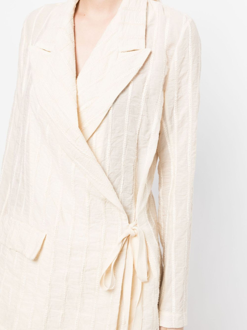 wraparound oversize blazer 5