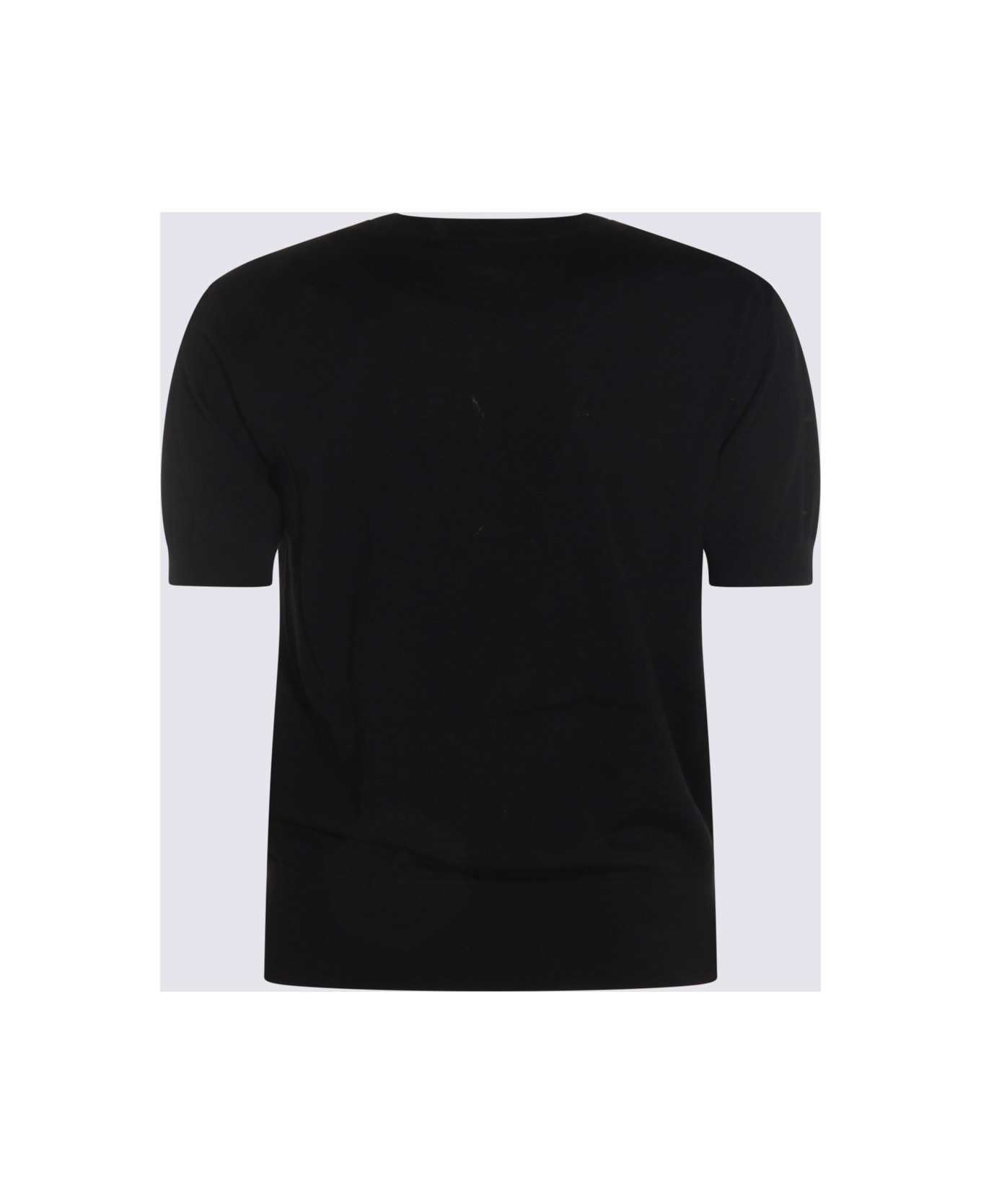 Black Wool Knitwear - 2