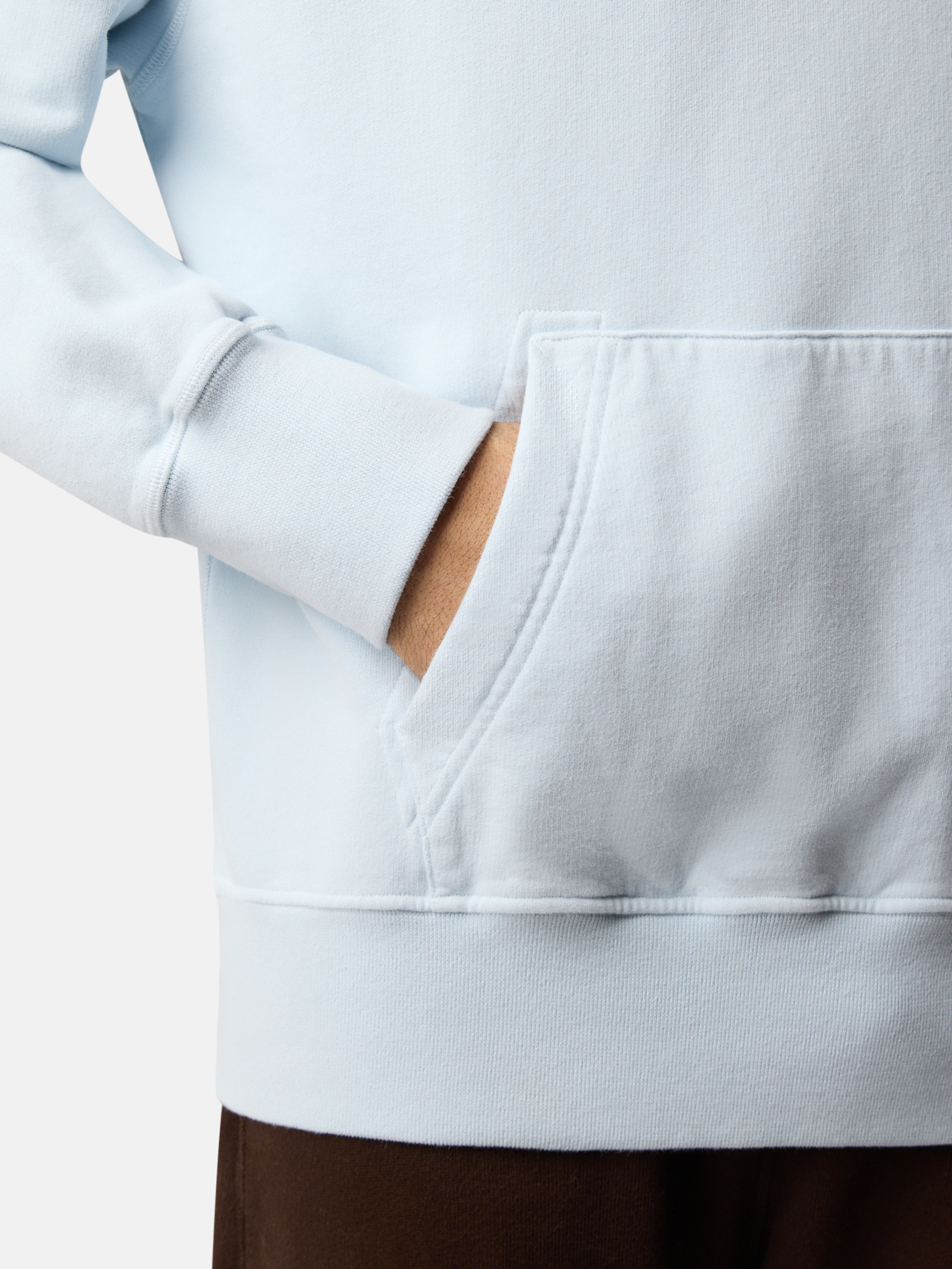 6100071 BRUSHED ORGANIC COTTON FLEECE_STONE ISLAND MARINA - 5