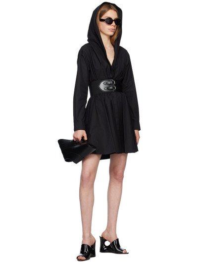 Alaïa Black Belted Miniskirt outlook