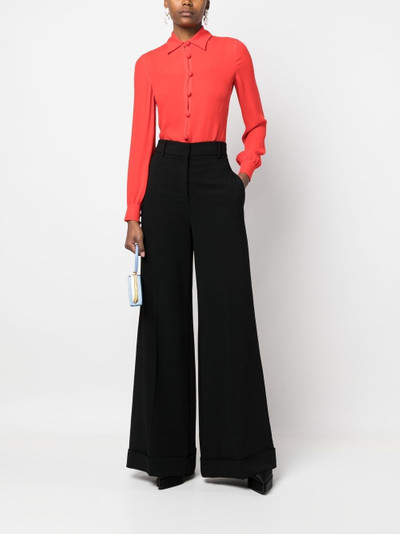 Moschino mid-rise palazzo pant outlook