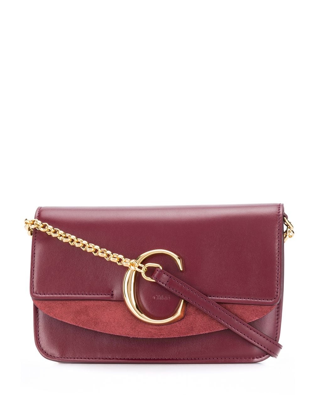 Chloé C chain clutch - 1