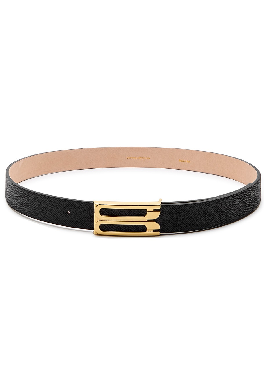 Victoria Beckham Frame Grained Leather Belt - 1