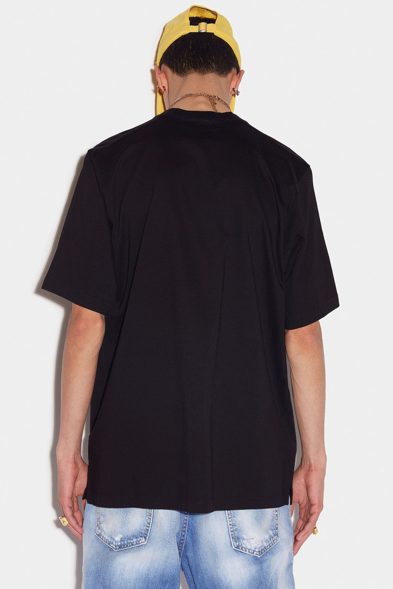 DSQUARED2 SOUTH AMERICA SLOUCH T-SHIRT outlook