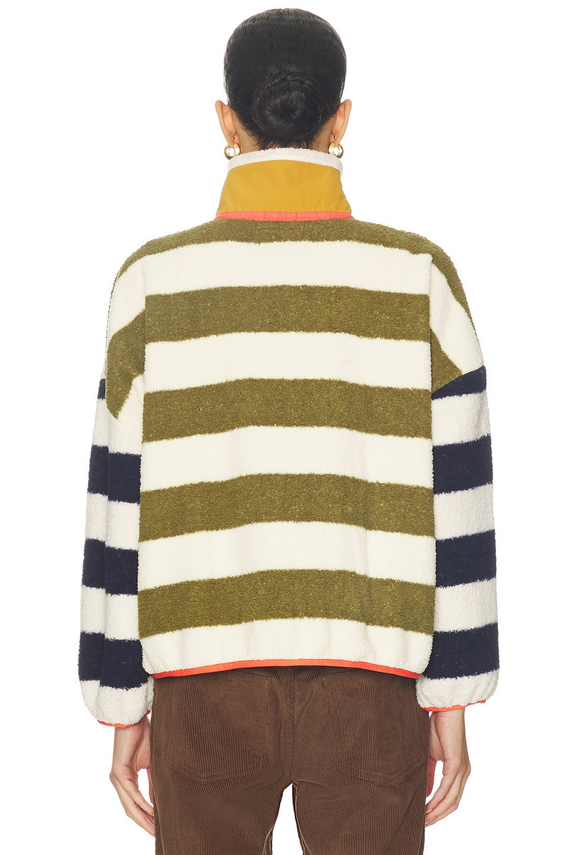 THE GREAT. Plush Terrain Full Zip Jacket outlook