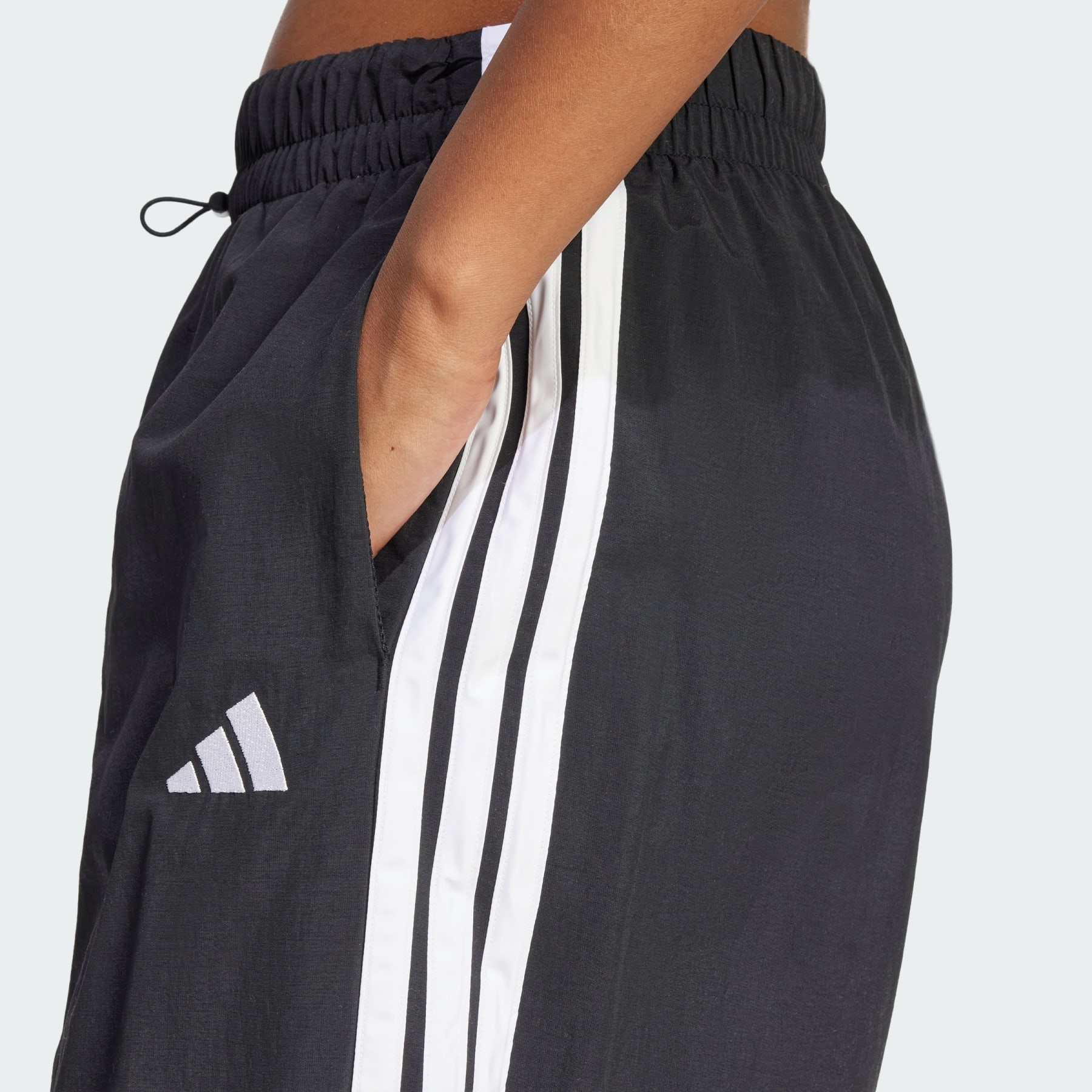 Essentials 3-Stripes Lifestyle Woven Parachute Pants - 5