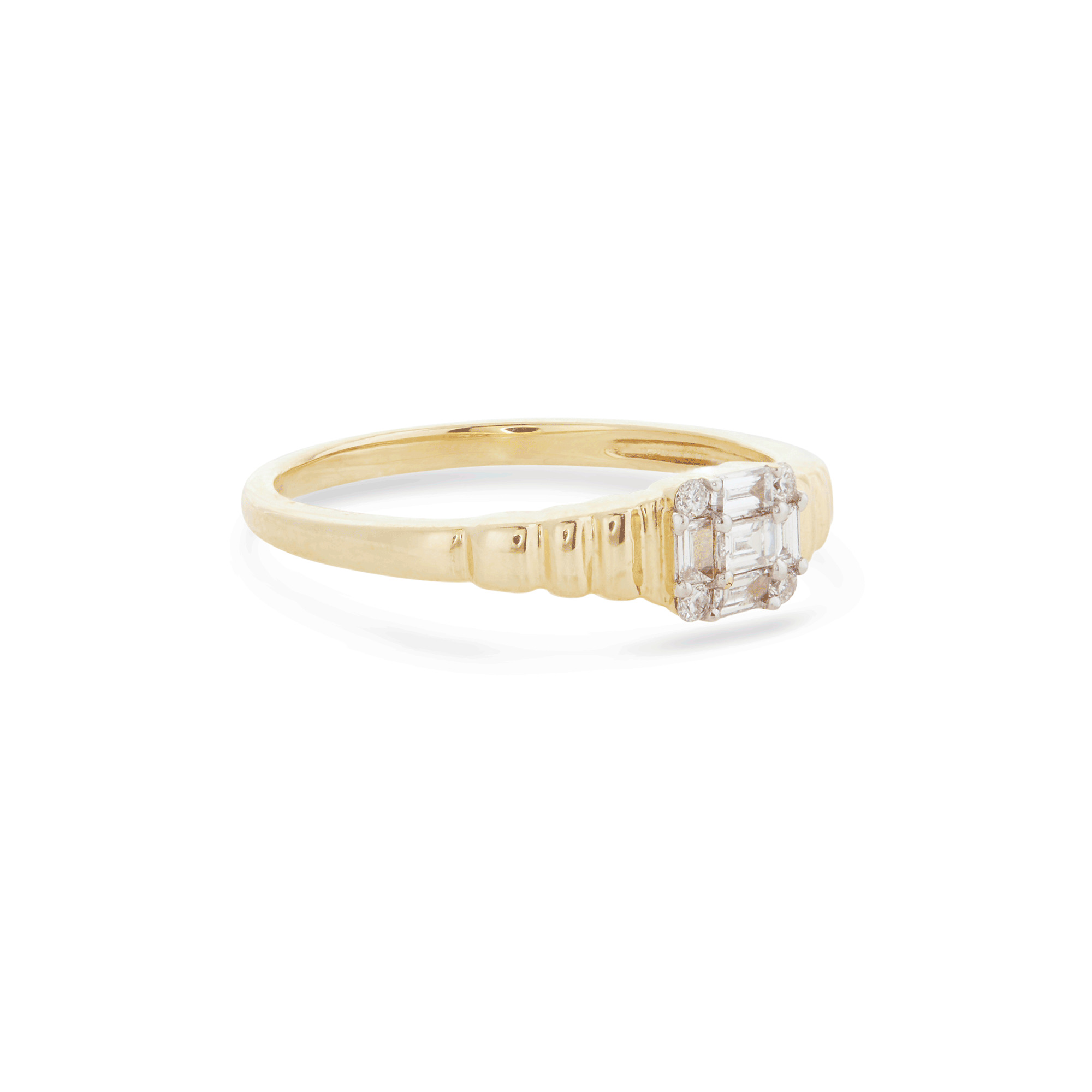 Bold Shield of Strength Pinky Signet - 3