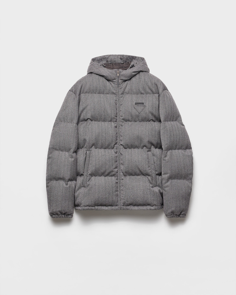 Medium-weight wool down jacket 1