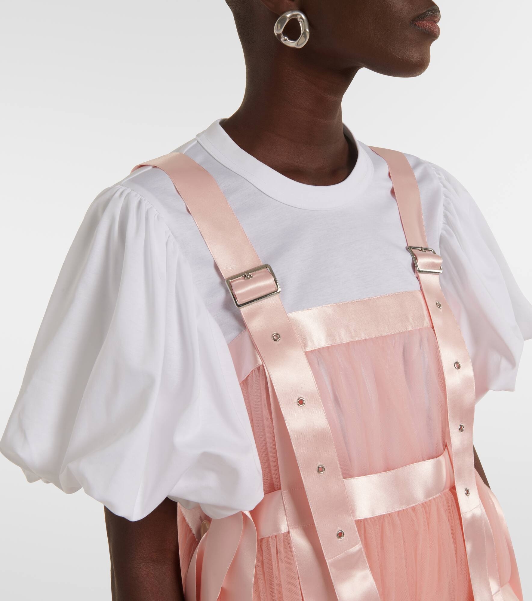 Tulle midi dress - 4