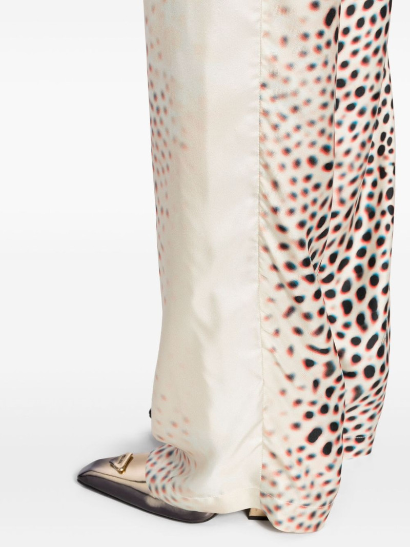 graphic-print straight trousers 5