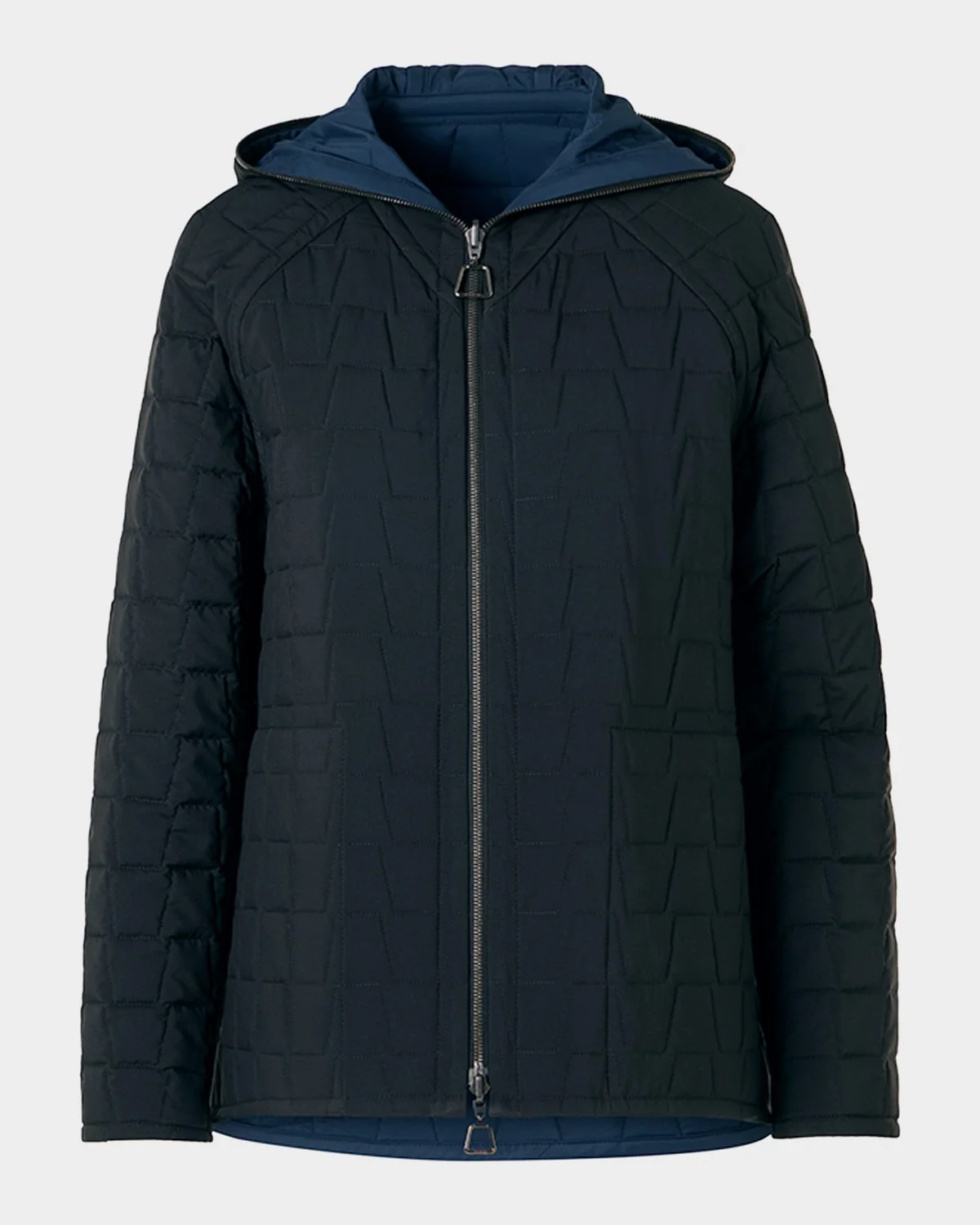 Enon Reversible Trapezoid Quilted Blouson - 1