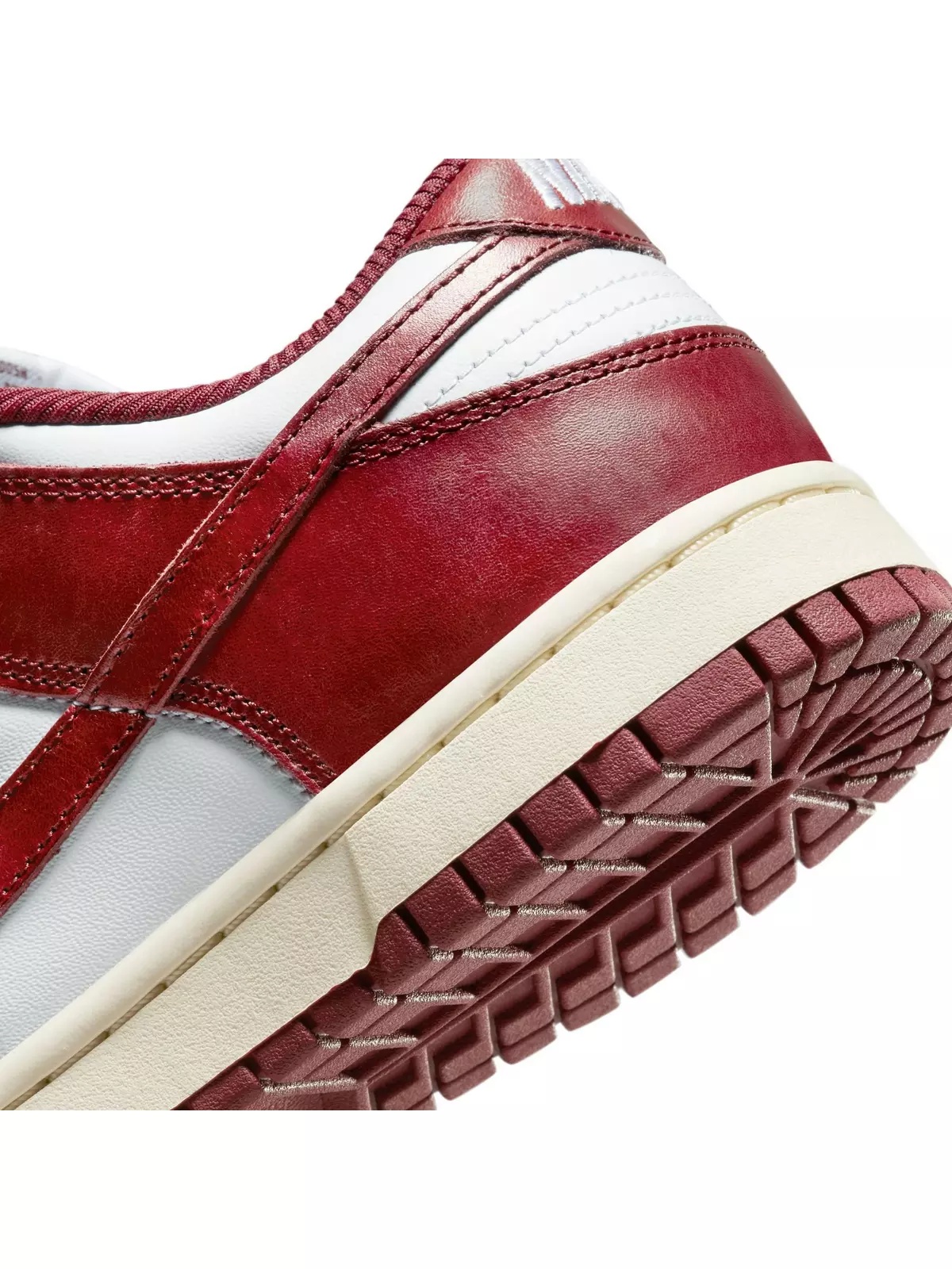 Dunk Low Premium "White/Team Red/Coconut Milk" Women's Shoe - 10