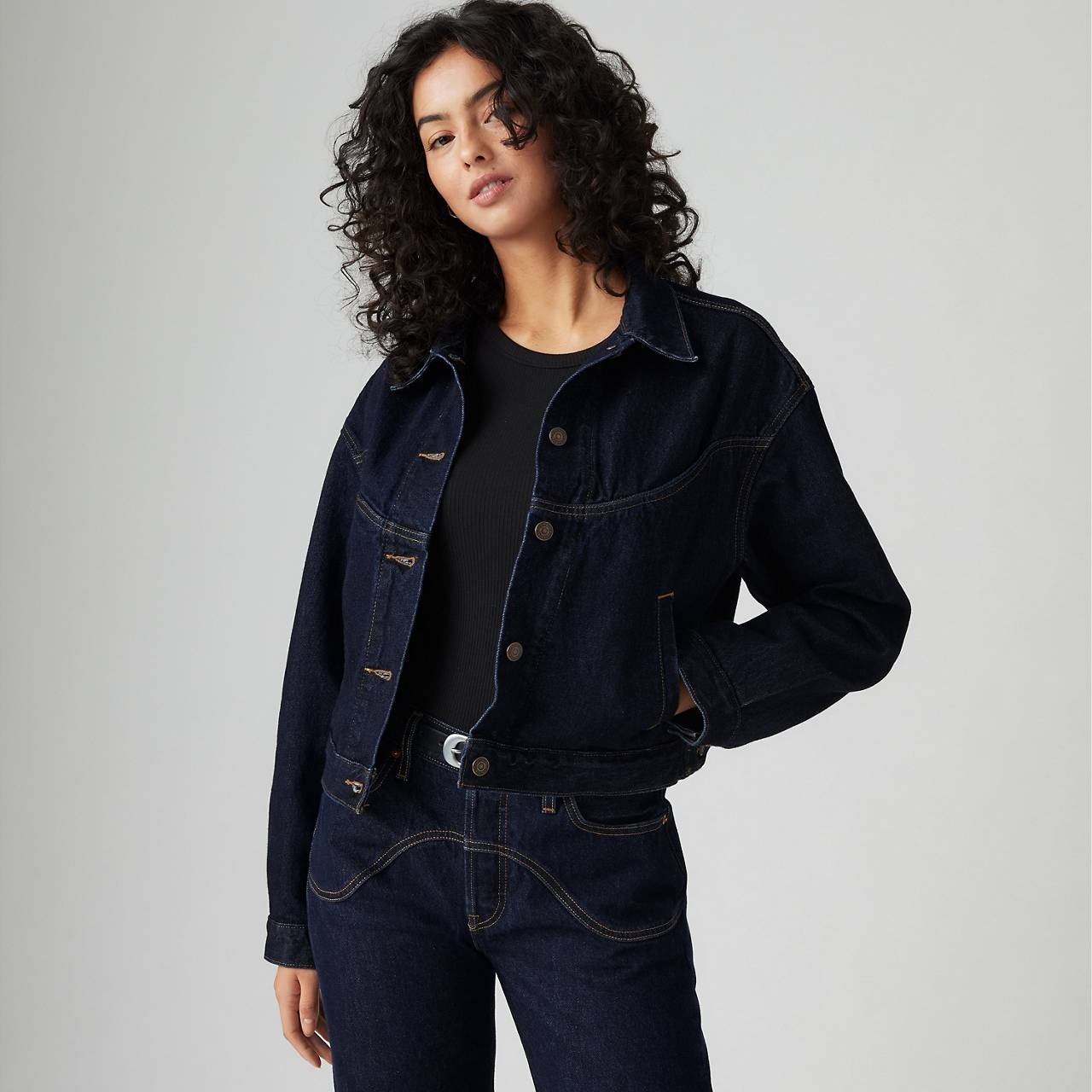 SHRUNKEN '90S TRUCKER JACKET - 3