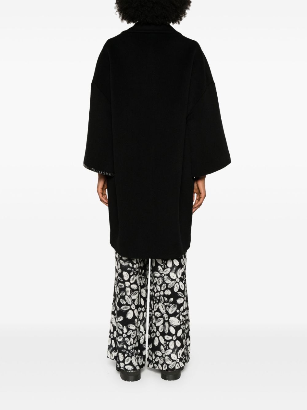 felted midi coat - 4