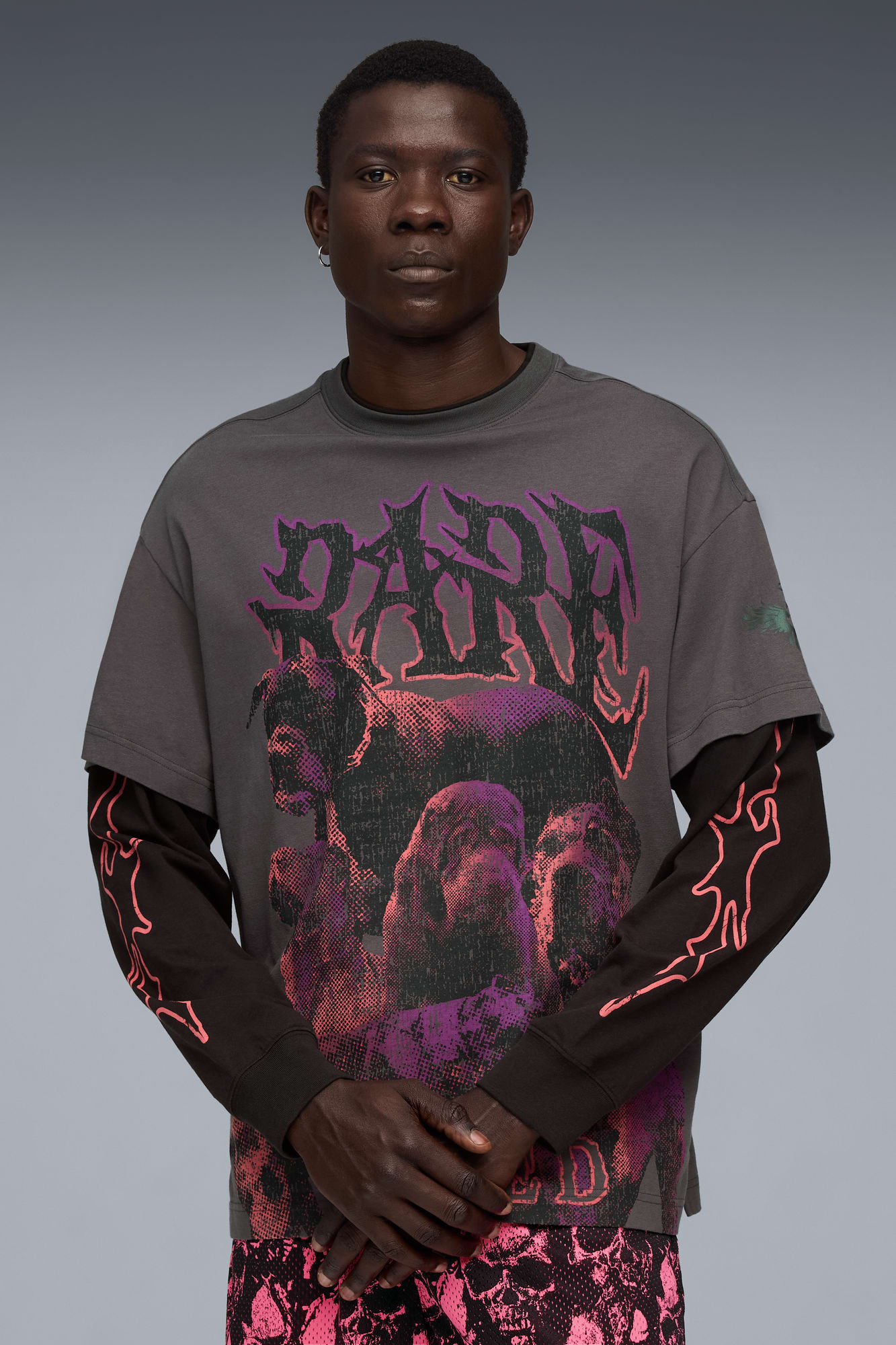 Lamelo Ball World Tour-nament Men's Long Sleeve Basketball Tee - 3