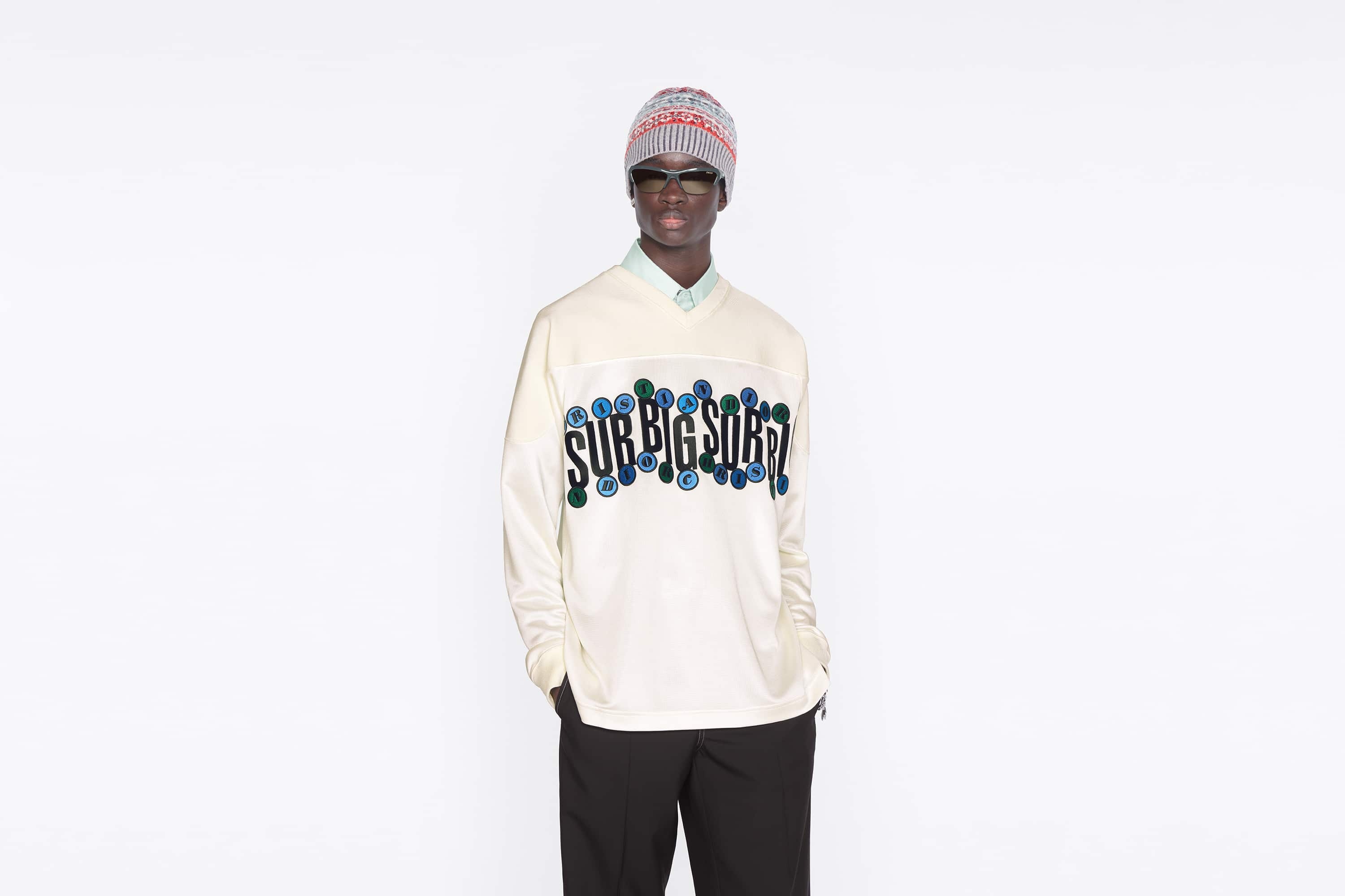DIOR AND JACK KEROUAC Long-Sleeved T-Shirt, Oversized Fit - 4